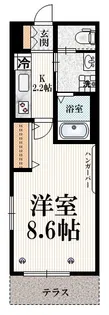 クレスト峯【1階】の間取り