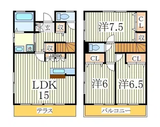 アルファタウン天王台F【1階】の間取り