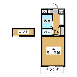 ユキハウス【2階】の間取り
