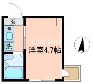 ベルエステート竹ノ塚B【2階】の間取り