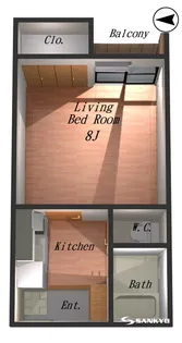 山形県山形市東原町2【一戸建】の間取り