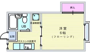 宮山ハイツ【2階】の間取り