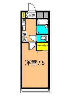 ルミエール小山【1階】の間取り