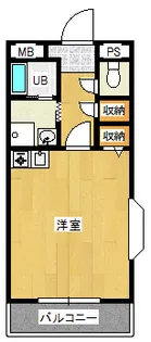 コーポツルハ【4階】の間取り