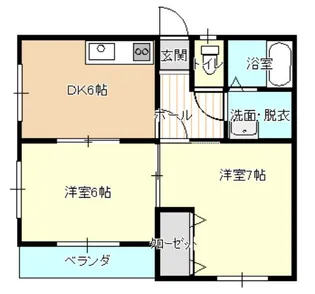 パステル【3階】の間取り