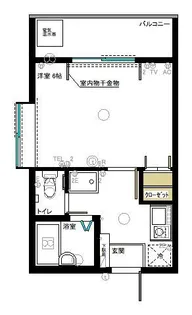 モリーズ【1階】の間取り