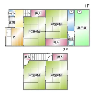 奈良県奈良市西木辻町【一戸建】の間取り