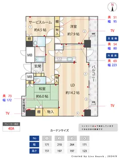 パーク・ノヴァ三鷹【10階】の間取り