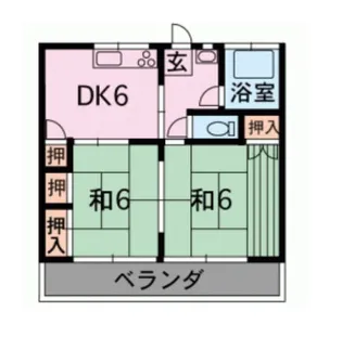 宮田ハイツ【2階】の間取り