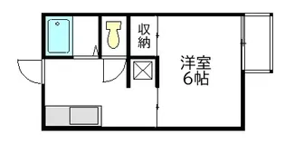 サンライフ高木D【2階】の間取り