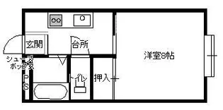 イーストグリーンヒル【1階】の間取り