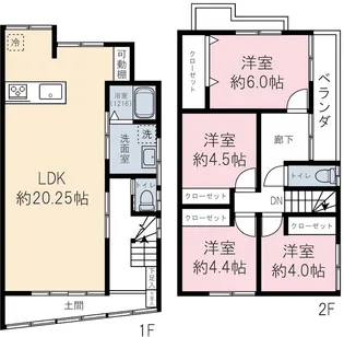 東京都豊島区千早1【一戸建】の間取り