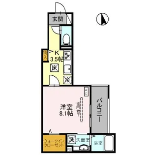 群馬県前橋市千代田町2【アパート】の間取り