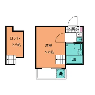 green leaf習志野【1階】の間取り