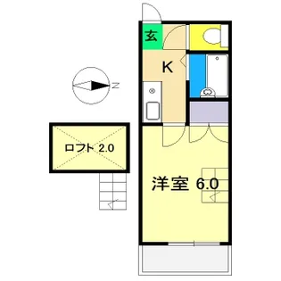 F.グレース高須新町【2階】の間取り