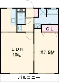 アクシスサンセリテ【2階】の間取り
