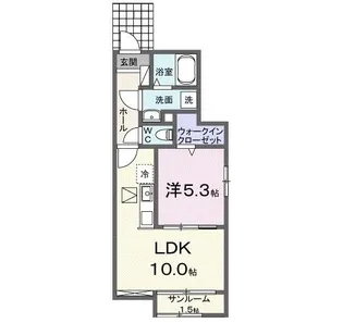 大阪府大東市南新田1【アパート】の間取り