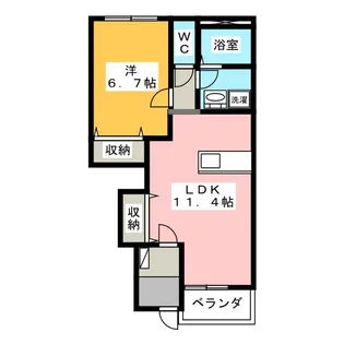 フェリーチェ I【1階】の間取り