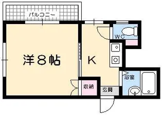 第7多田野ビル【2階】の間取り