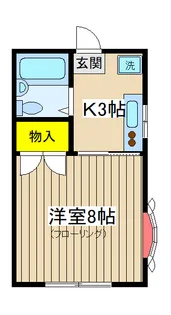 ハミングハイツ【1階】の間取り