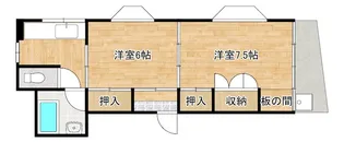 プランドール【2階】の間取り