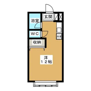 ツリーガーデン旭II【1階】の間取り