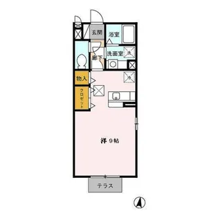 セジュール辻II【1階】の間取り