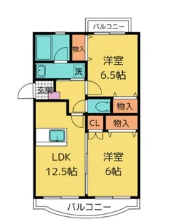 アムール高田【3階】の間取り