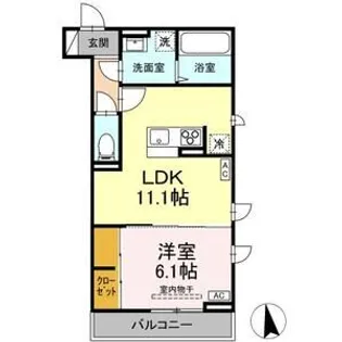 トータス【2階】の間取り