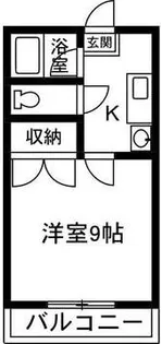 グランドハイツK【1階】の間取り