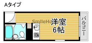 コスモレジデンス玉出【2階】の間取り