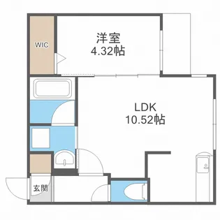 REVE新札幌【4階】の間取り