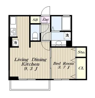 D-room Suelo【2階】の間取り