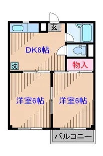コーポロビン【3階】の間取り