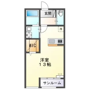 レジェンド北上【2階】の間取り