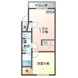 Mハイツ寿7【2階】の間取り