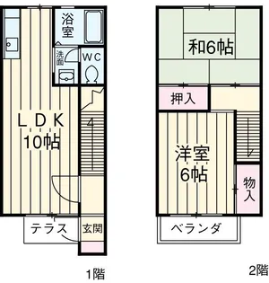 埼玉県上尾市井戸木2【一戸建】の間取り