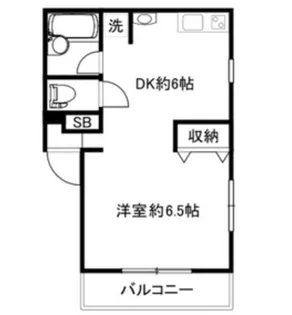 シルベール大井町2番館【1階】の間取り