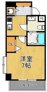 神奈川県川崎市中原区北谷町【マンション】の間取り