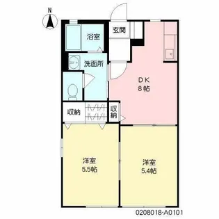 シャーメゾン小牧【1階】の間取り