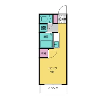 グリーンガーデン春里【4階】の間取り
