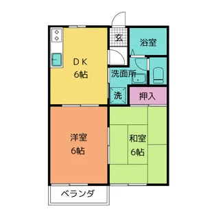 アリエス【2階】の間取り