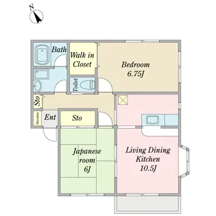 パフィオーネ【2階】の間取り