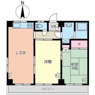 コスモAoi文京【4階】の間取り