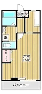 UBN【3階】の間取り