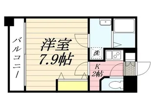 クレスティアステージア天神【2階】の間取り