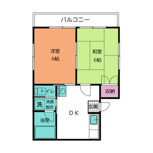 阿部ハイツ【2階】の間取り