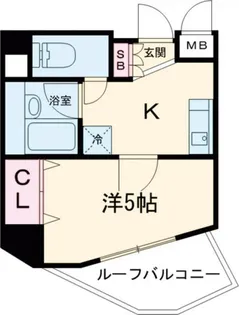 1Kの間取り画像