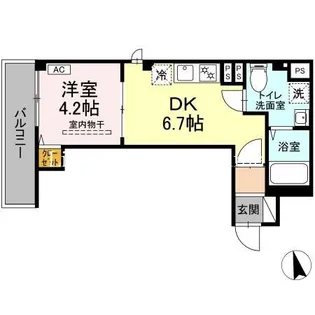 ルアル【2階】の間取り