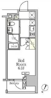 ジオエント白金台【5階】の間取り